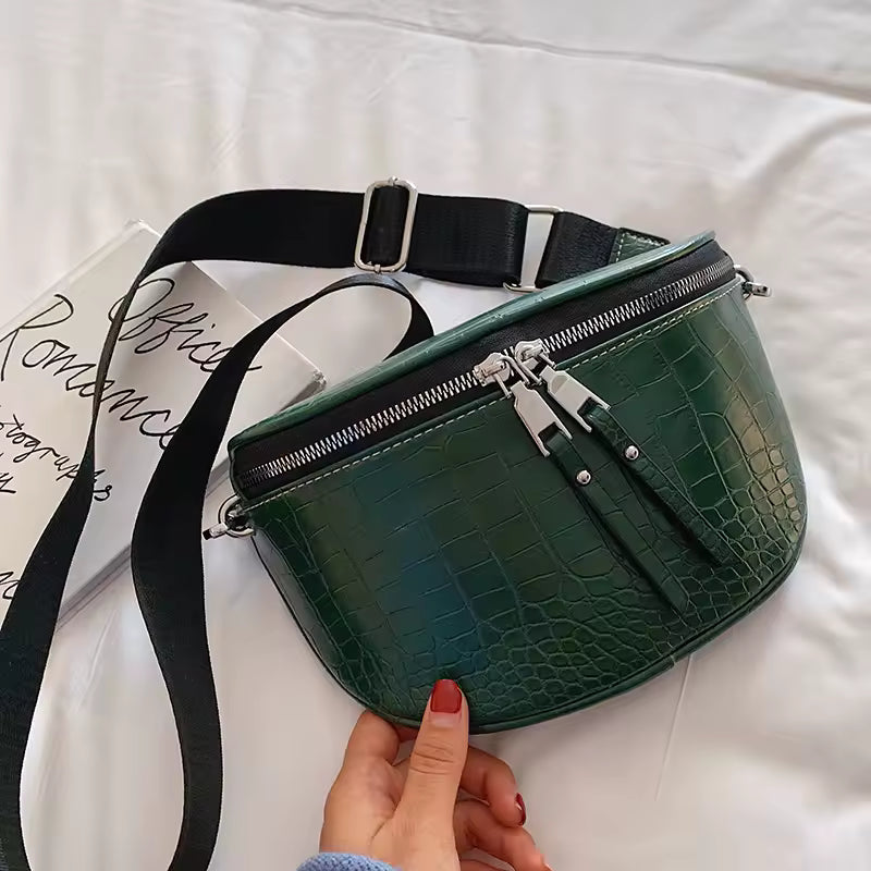 Sac bandoulière croco