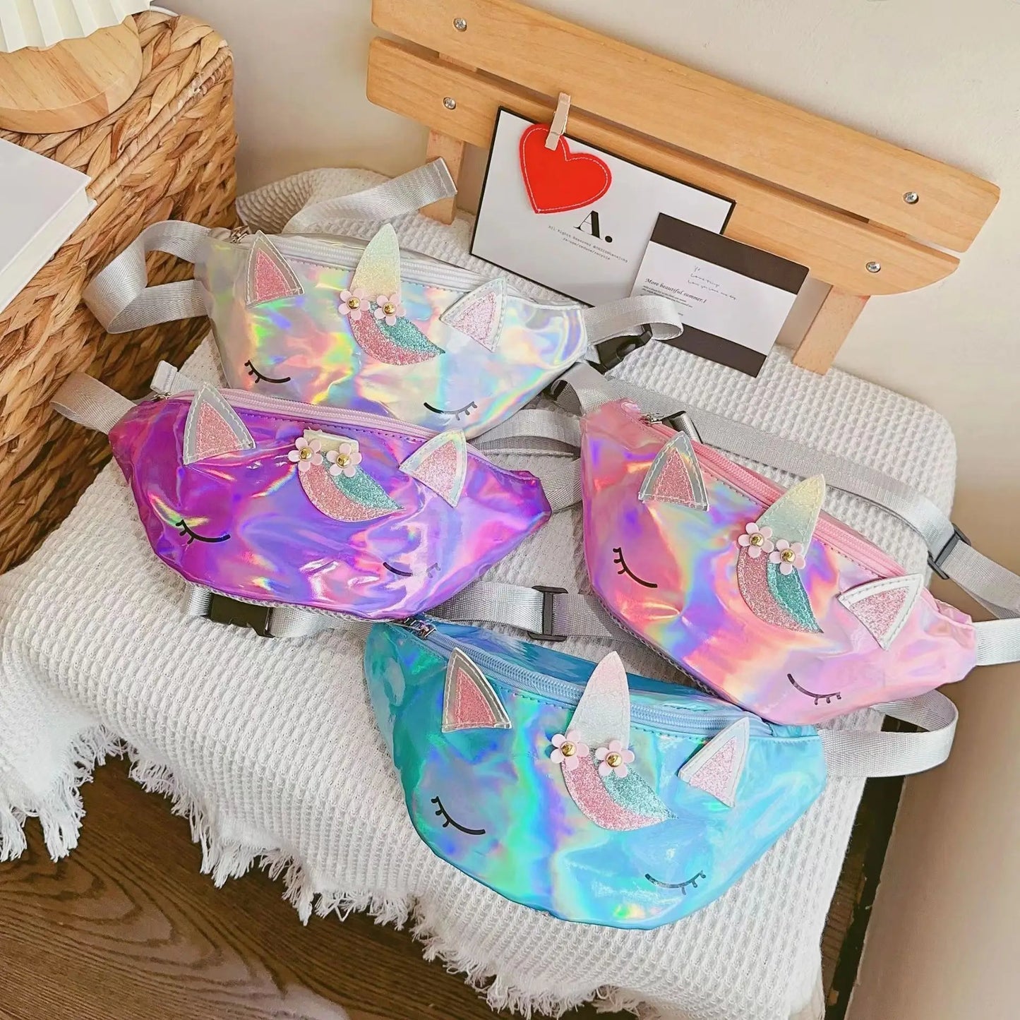 Sac banane licorne