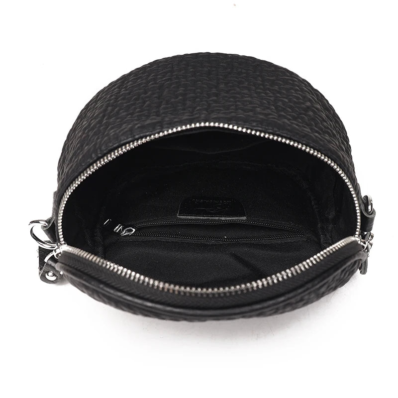 Grand sac banane femme cuir