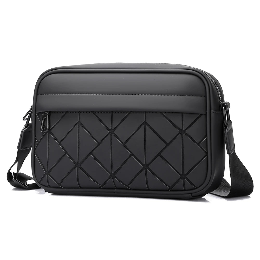 Modèle de mode hommes sac à bandoulière de haute qualité en cuir PU sacs à bandoulière pour hommes élégant hommes sac à bandoulière téléphone sac Bolsa