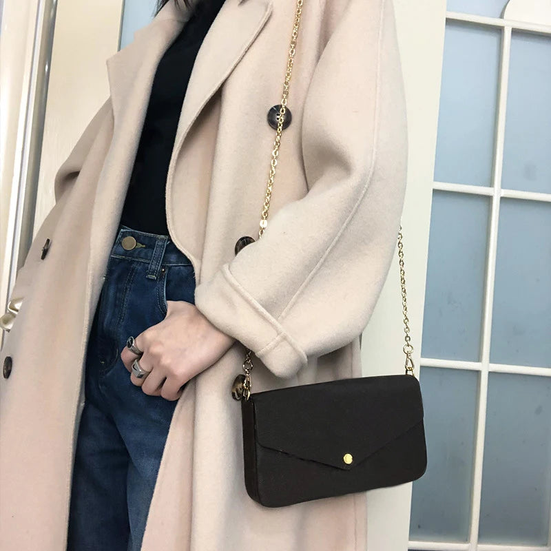Bandoulière chaine dorée pour sac