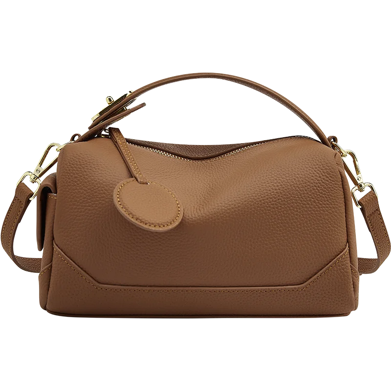FOXER 2026 Nouveau Sac à Bandoulière pour Femme en Cuir Véritable, Sac à Main Grande Capacité, Sac Bandoulière Polyvalent pour Femme, Sac Oreiller