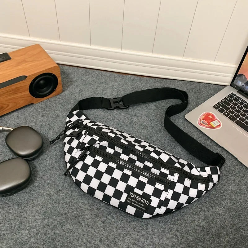 Sac banane damier