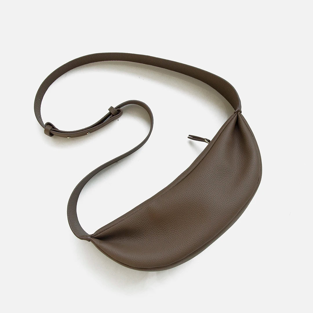 Sac à main banane cuir