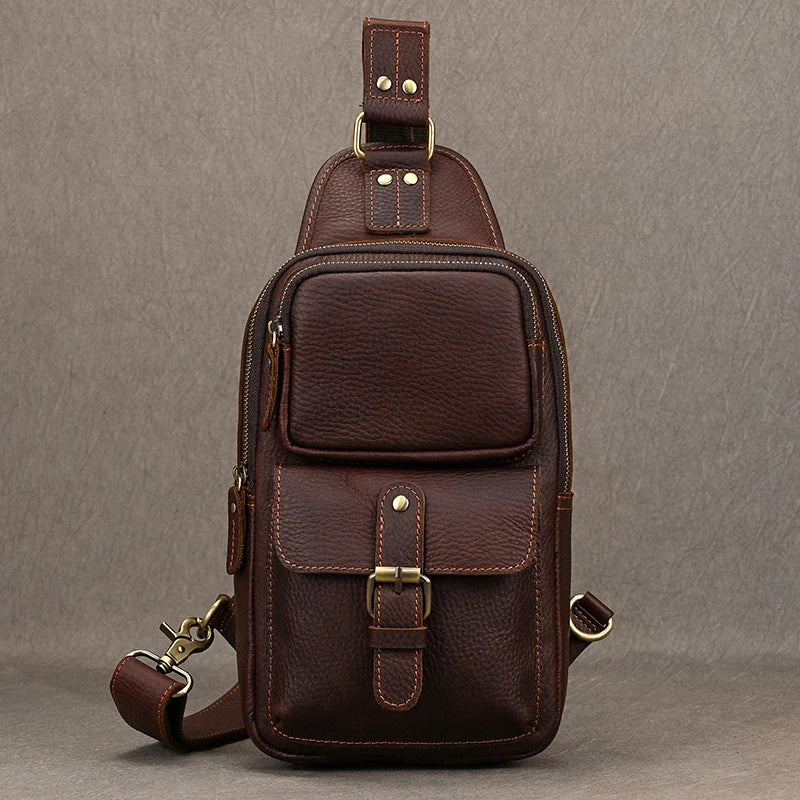 Sac banane homme en cuir