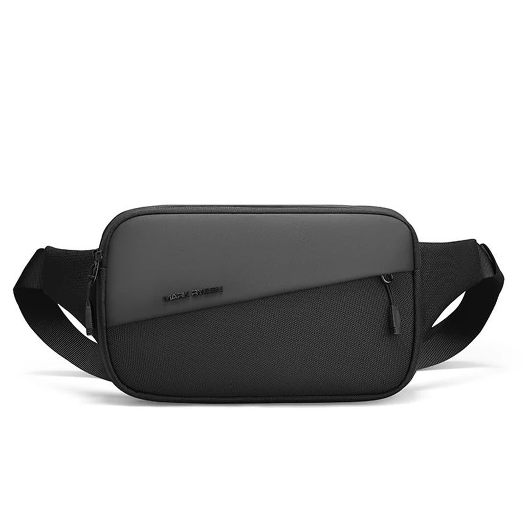 Sac bandoulière noir minimaliste