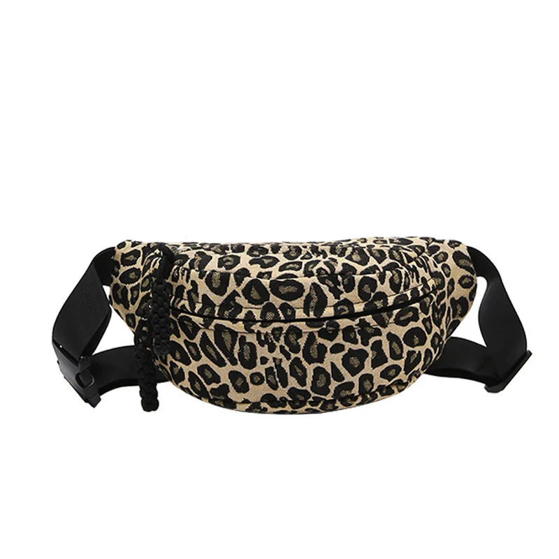Sac banane léopard femme