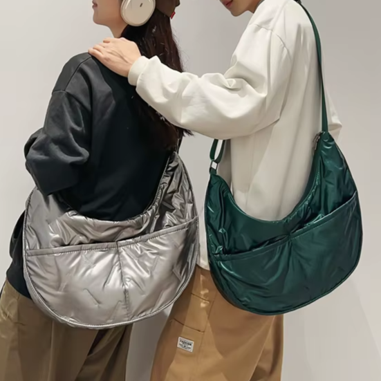 Sac demi-lune bandoulière