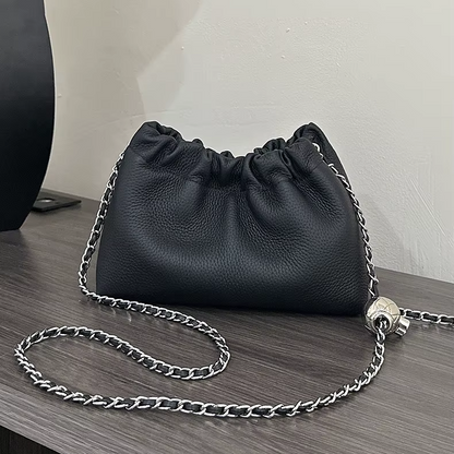 Sac bandoulière chic et compact FOXER 2026 pour femme en cuir véritable, mini sac à bandoulière tendance pour femme, pochette à chaîne pour téléphone