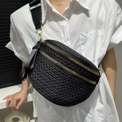 Sac banane tressé