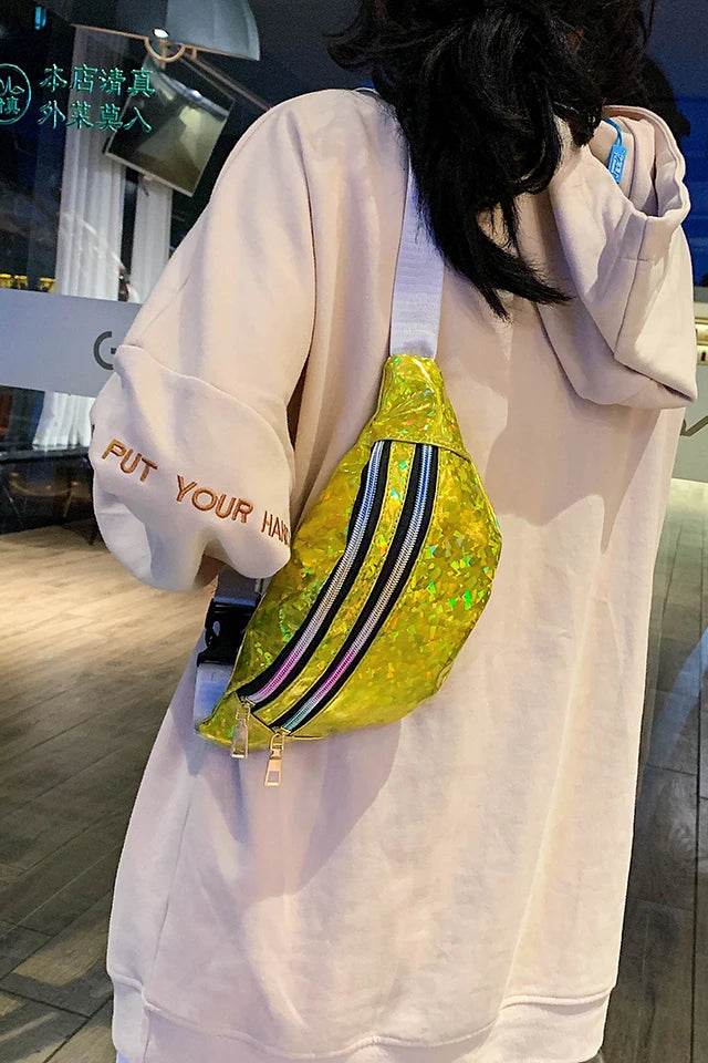 Sac banane femme sequin