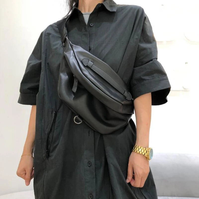Sac banane XL cuir