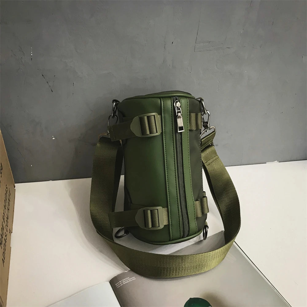 Sacs à bandoulière imperméables en Nylon pour femmes, pochette d'outillage pour Couples, sacs Hip Hop de rue, sacs à main de luxe unisexe, sacoches baril