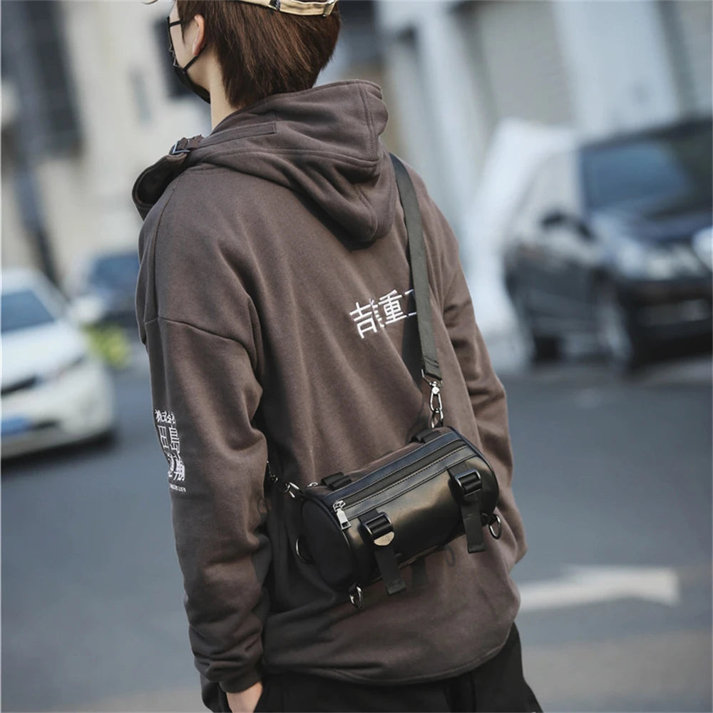 Sacs à bandoulière imperméables en Nylon pour femmes, pochette d'outillage pour Couples, sacs Hip Hop de rue, sacs à main de luxe unisexe, sacoches baril