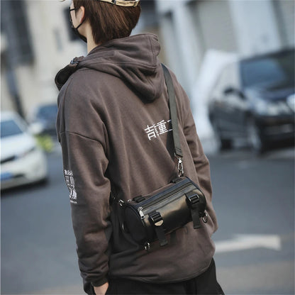 Sacs à bandoulière imperméables en Nylon pour femmes, pochette d'outillage pour Couples, sacs Hip Hop de rue, sacs à main de luxe unisexe, sacoches baril