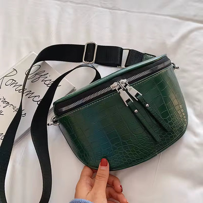 Sac bandoulière croco