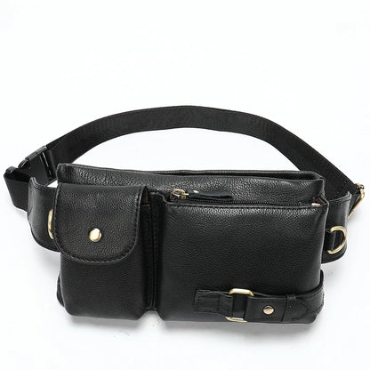 Sac banane multi poches cuir