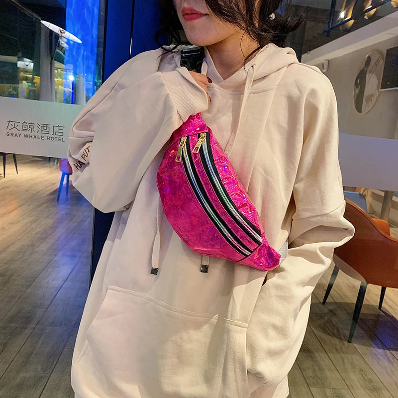 Sac banane femme sequin