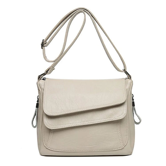 Sacs à Main de Luxe en Cuir Souple pour Femme, Sacoches à Bandoulière Décontractées, Marque de Styliste, 2023