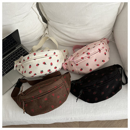 Banane en velours femme