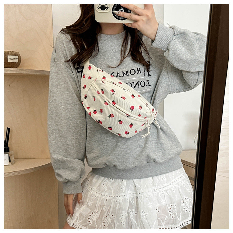 Banane en velours femme