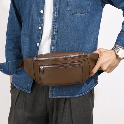Sac poitrine homme cuir