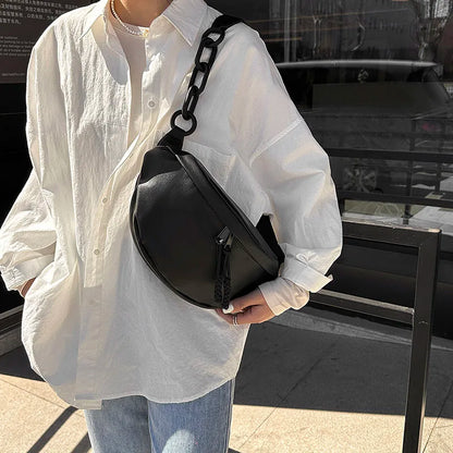Sac banane femme noir