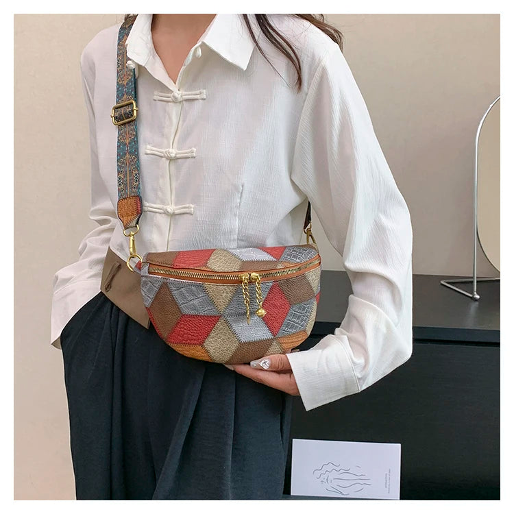 Sac banane patchwork