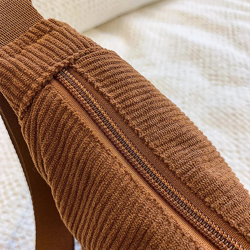 Sac demi-lune velours