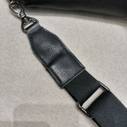 Sac banane femme cuir noir