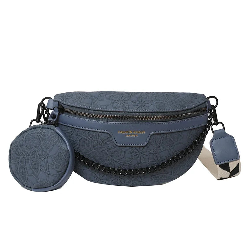 Sac banane femme fleuri