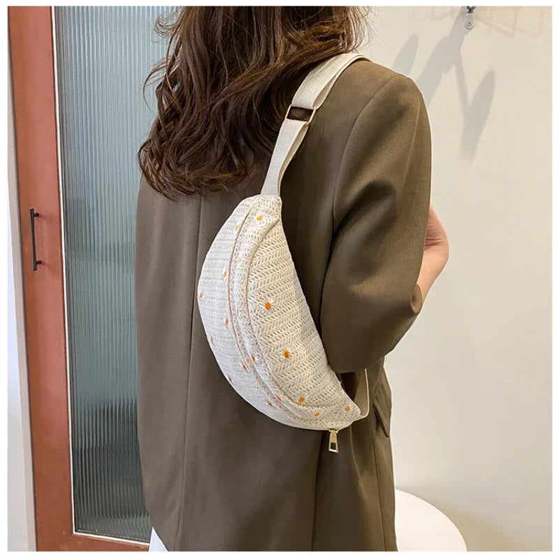 Sac banane fleurs