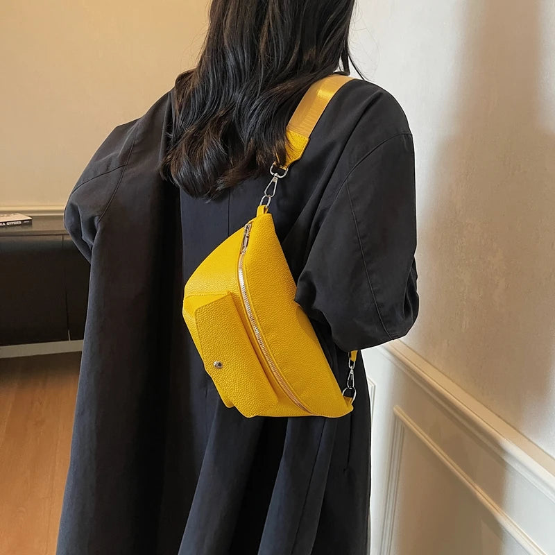 Sac banane avec poche devant
