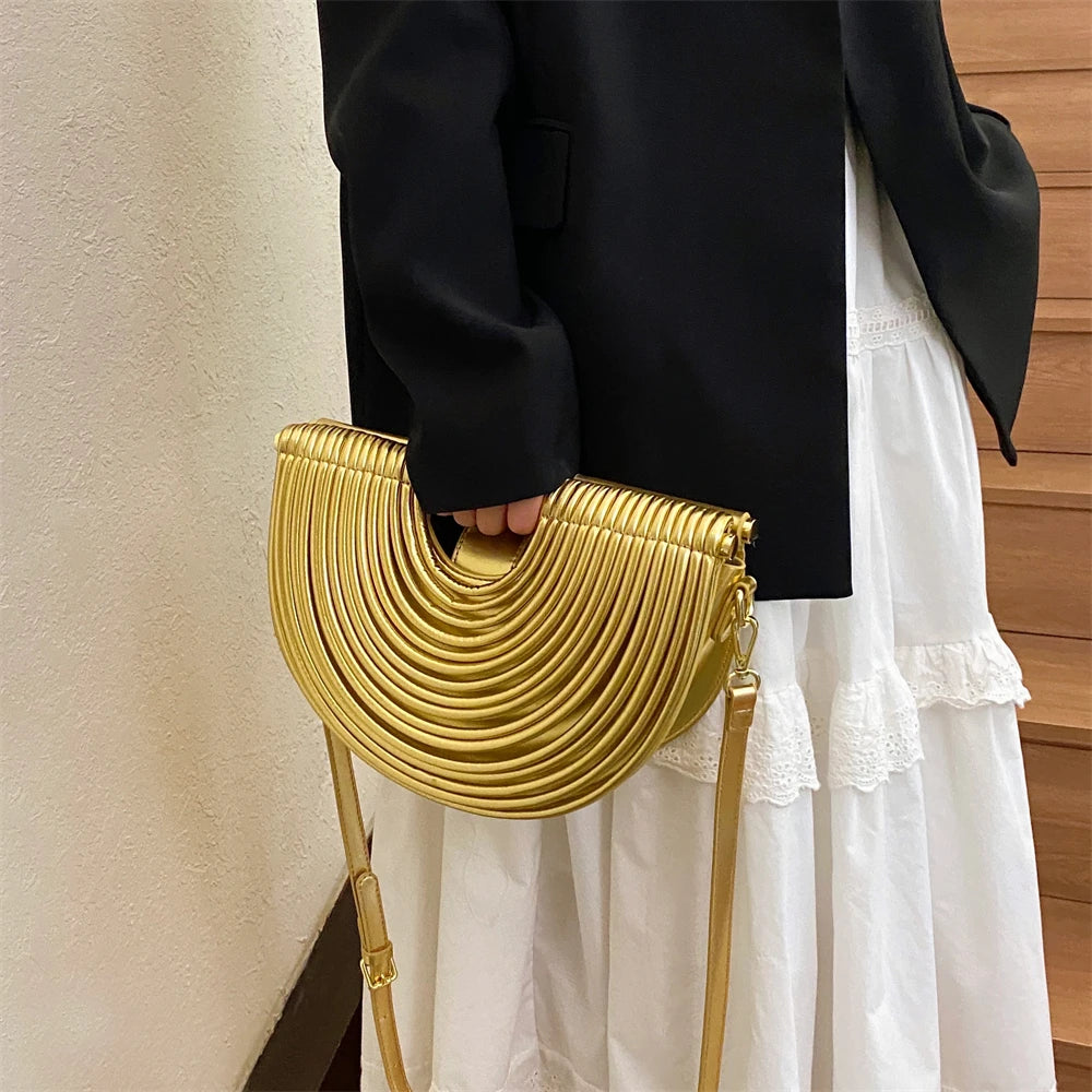 Sac demi-lune luxe