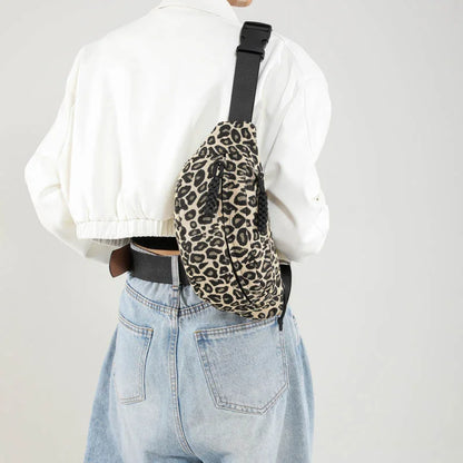 Sac banane léopard femme