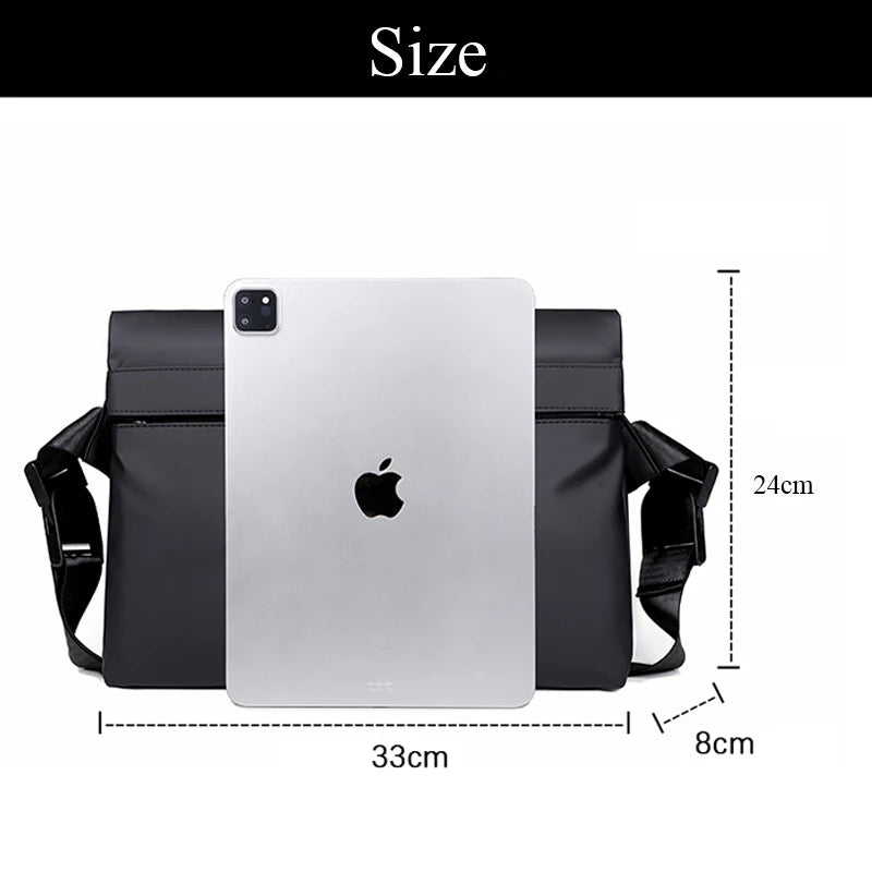 Oxford Messenger Hobos Sac à main pour homme, sac à main pour homme, haute qualité, mince, grande capacité, initié