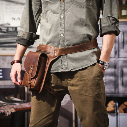 Sac banane bandoulière en cuir