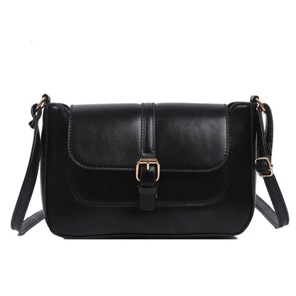 Sacs à bandoulière Vintage en cuir PU pour femmes, sacs à main tendance et bourse rétro, petit sac messager féminin