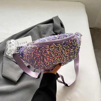 Sac banane sequin