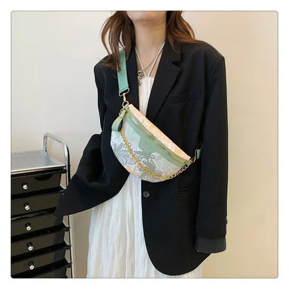 Sac banane fleuri