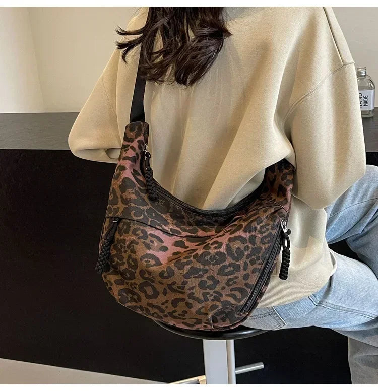 Sac bandoulière léopard