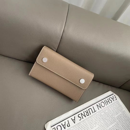 Sac à Main en Cuir group pour Femme, de Luxe, de Haute Qualité, EP Palmprint Cowhide Snap Wallet2024, 2024