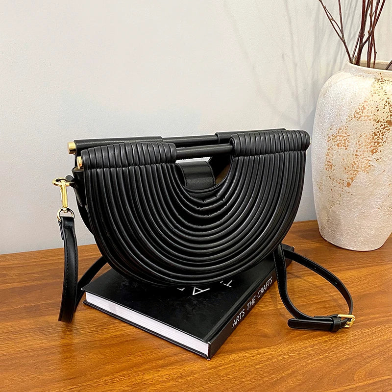 Sac demi-lune luxe