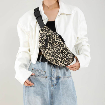 Sac banane léopard femme