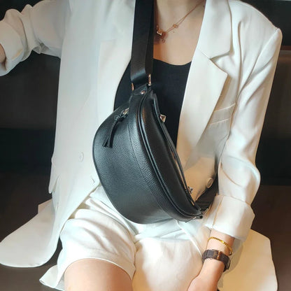 Sac banane cuir luxe