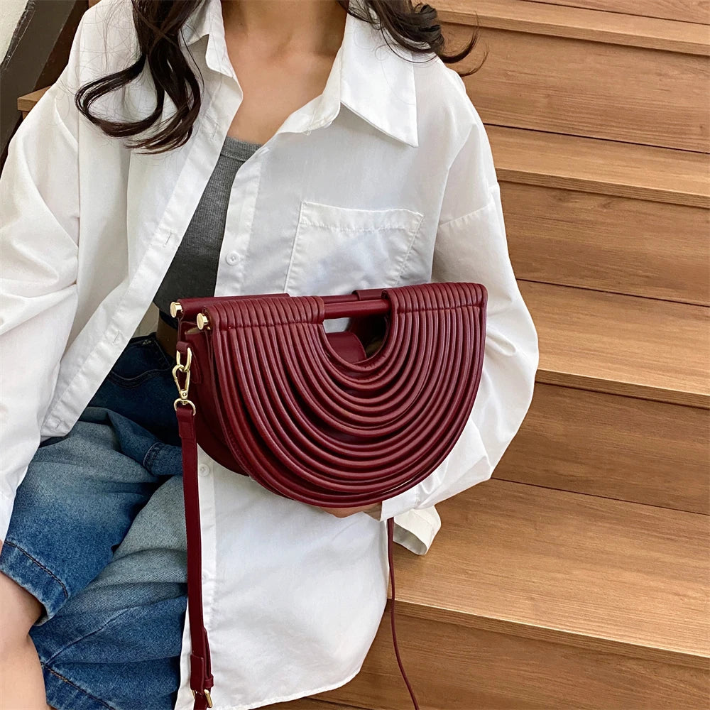 Sac demi-lune luxe