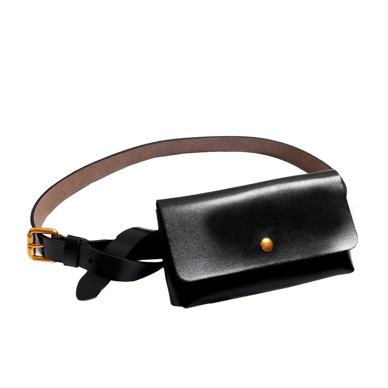 Pochette ceinture cuir