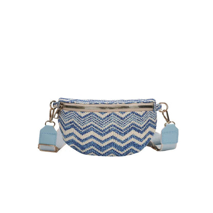 Sac banane femme tressé