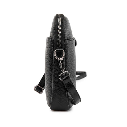 Sac à main 100% cuir véritable pour femme, sac à main de luxe en cuir de vache, sac à bandoulière initié, mode féminine, sac messager