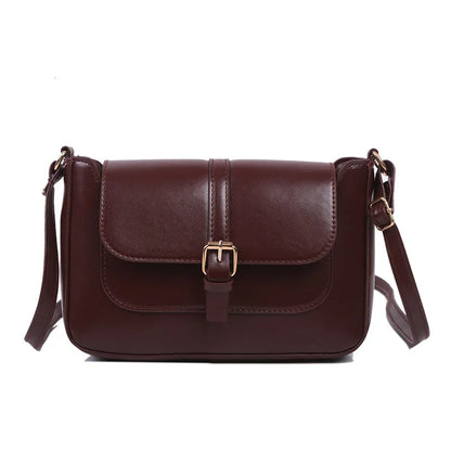 Sacs à bandoulière Vintage en cuir PU pour femmes, sacs à main tendance et bourse rétro, petit sac messager féminin
